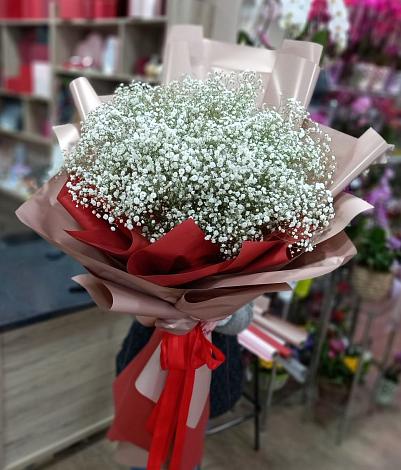 Букет цветов из: Гипсофила в Мендюкино