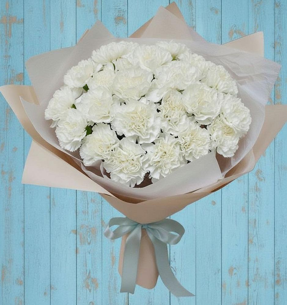 Букет цветов из: Гвоздики в Мендюкино