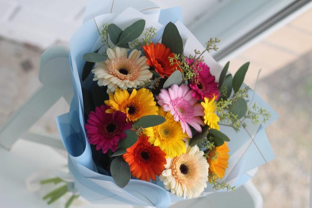 Букет цветов из: Герберы в Мендюкино