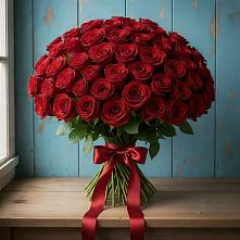 Букет Красные розы Блэк Меджик в Мендюкино