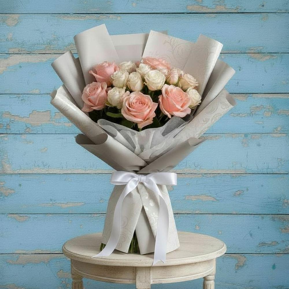 Букет цветов из: Розы в Мендюкино
