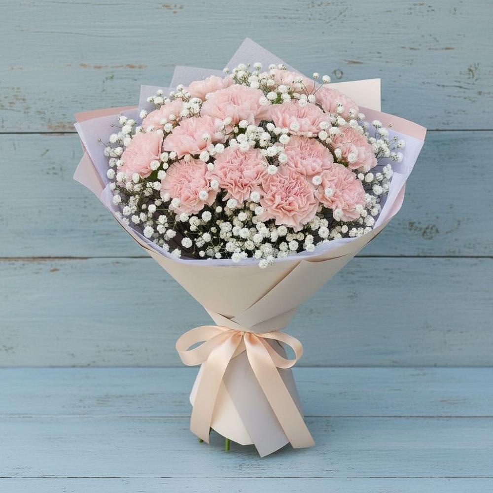 Букет цветов из: Гвоздики в Мендюкино