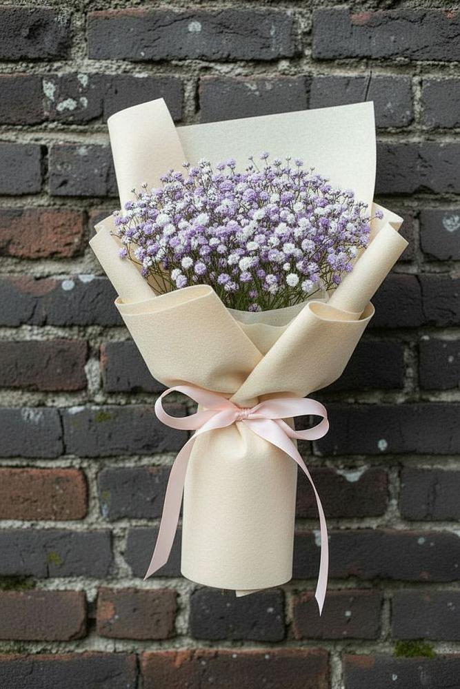 Букет цветов из: Гипсофила в Мендюкино