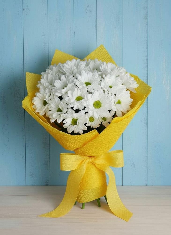 Букет цветов из: Хризантемы в Мендюкино