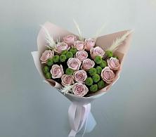 Букет цветов из:  Розы и Хризантемы #REPLACE_PRED# Мендюкино