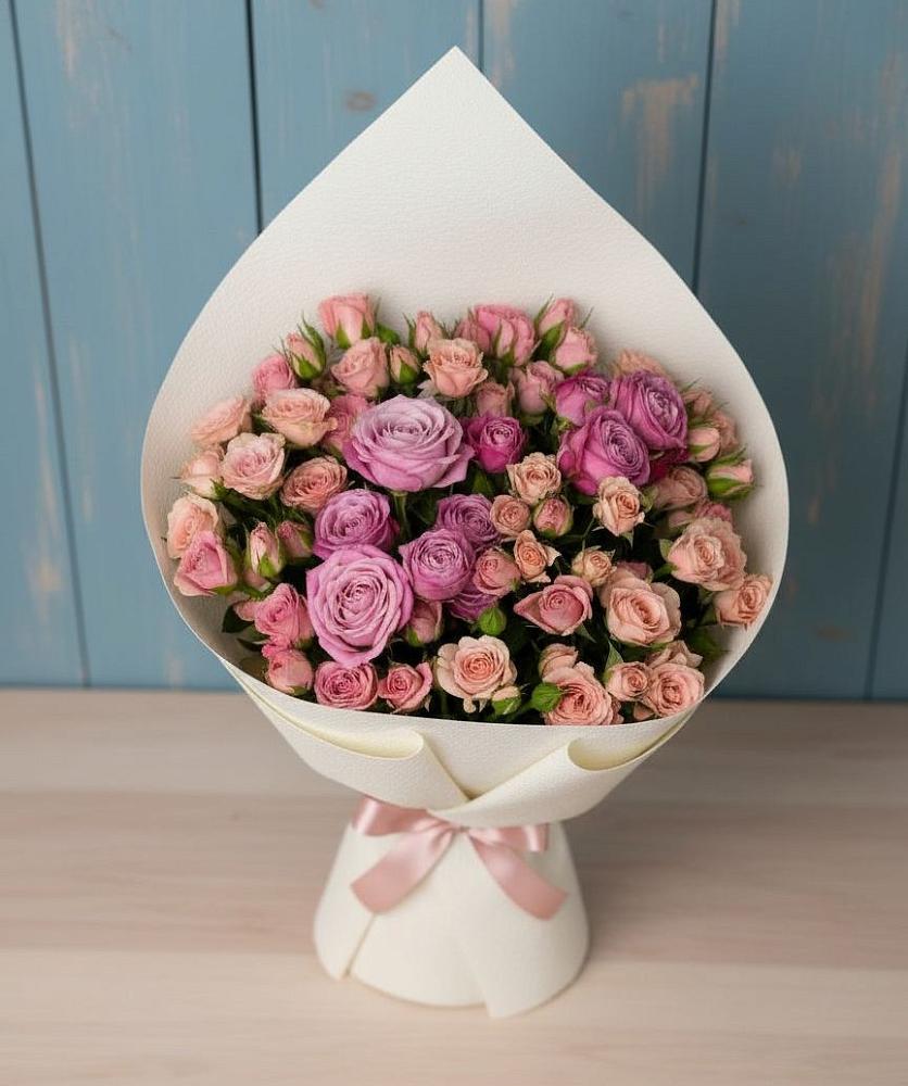 Букет цветов из: Розы в Мендюкино