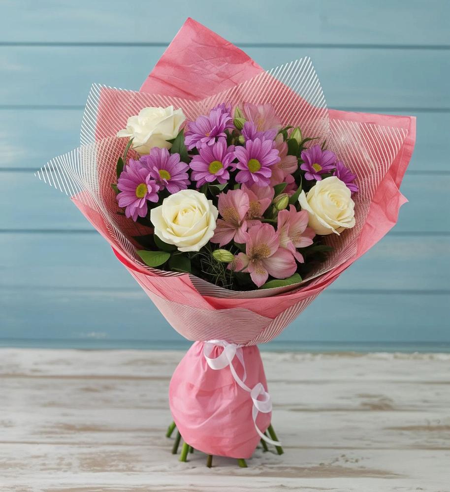 Букет цветов из: Герберы в Мендюкино