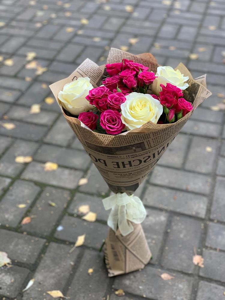 Букет цветов из: Розы в Мендюкино
