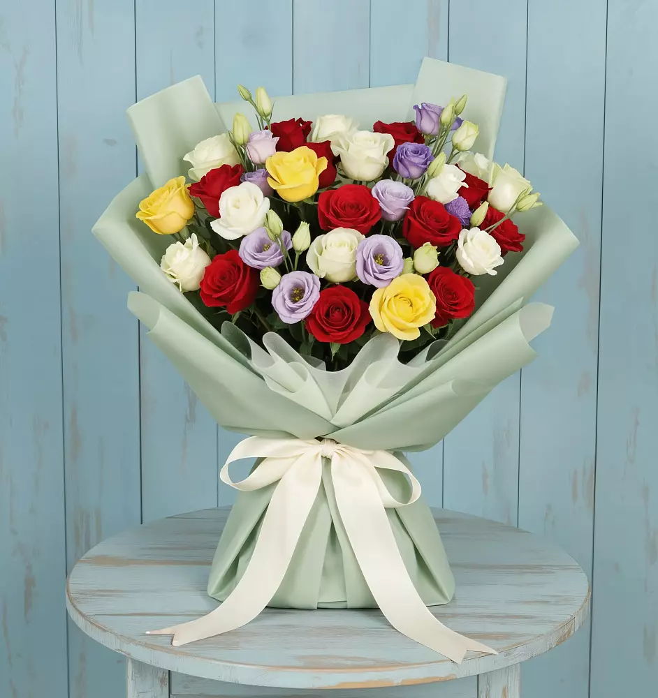 Букет цветов из: Розы в Мендюкино